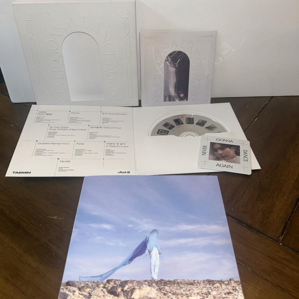 Taemin Never Gonna Dance Again: Act 2 K-POP CD Album with Booklet